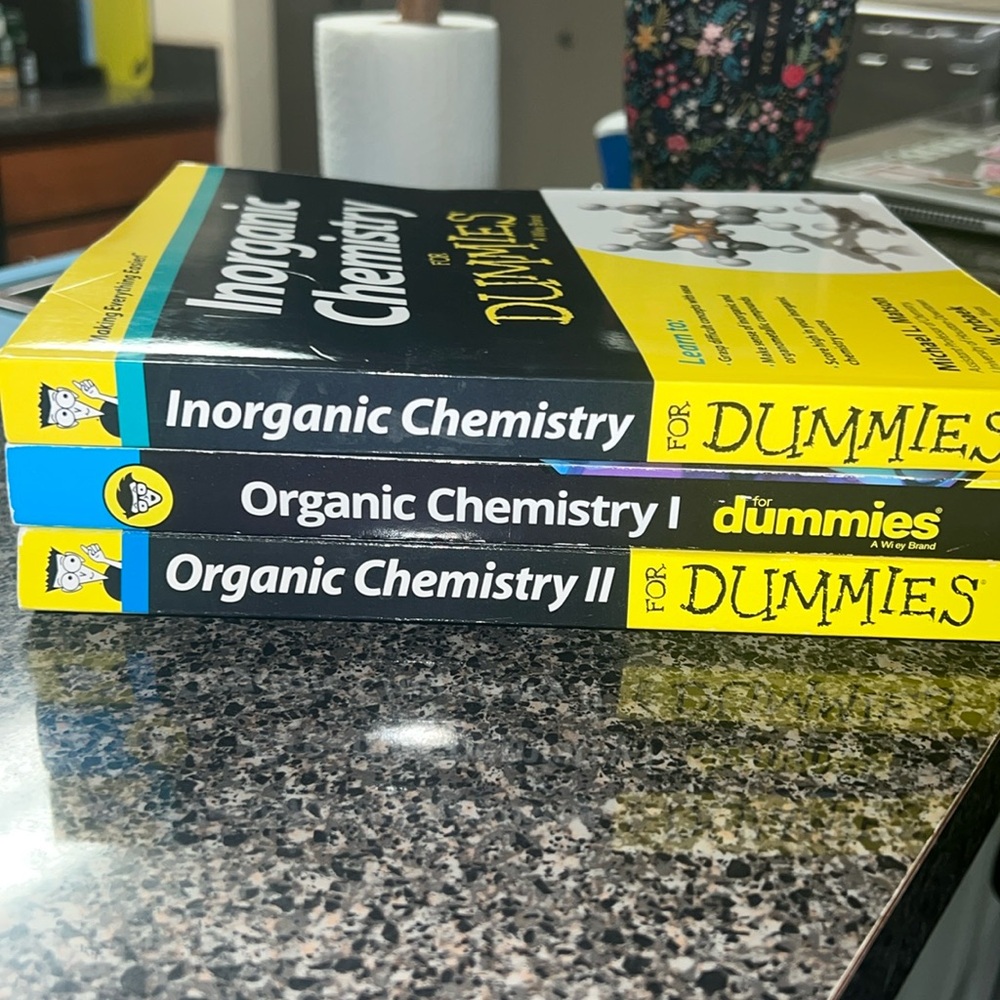 Lot of 3 Dummies chemistry books